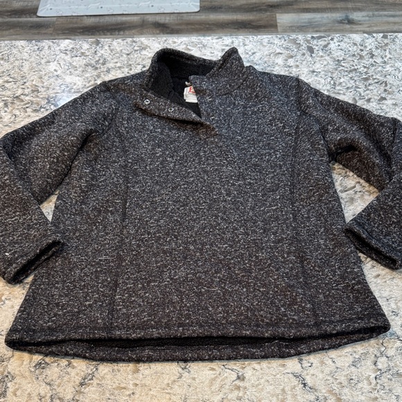 Avalanche | Women’s Thick Snap Pullover Shirt in Gray Size XL - Picture 2 of 12